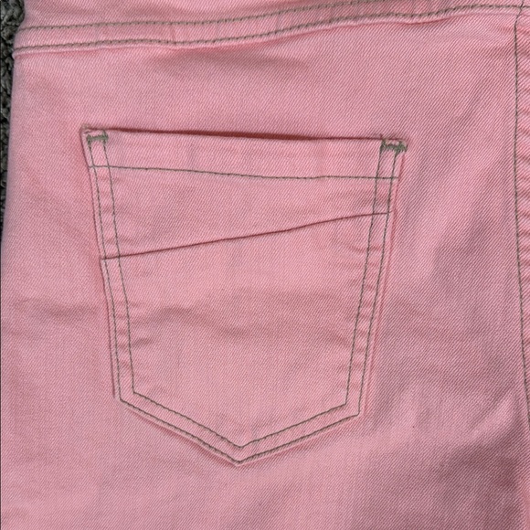 Lascana By VENUS Pink Jean Shorts Cuffed Hem Summer Style SKU0332 - Picture 7 of 9